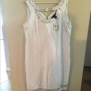 NWT white linen dress